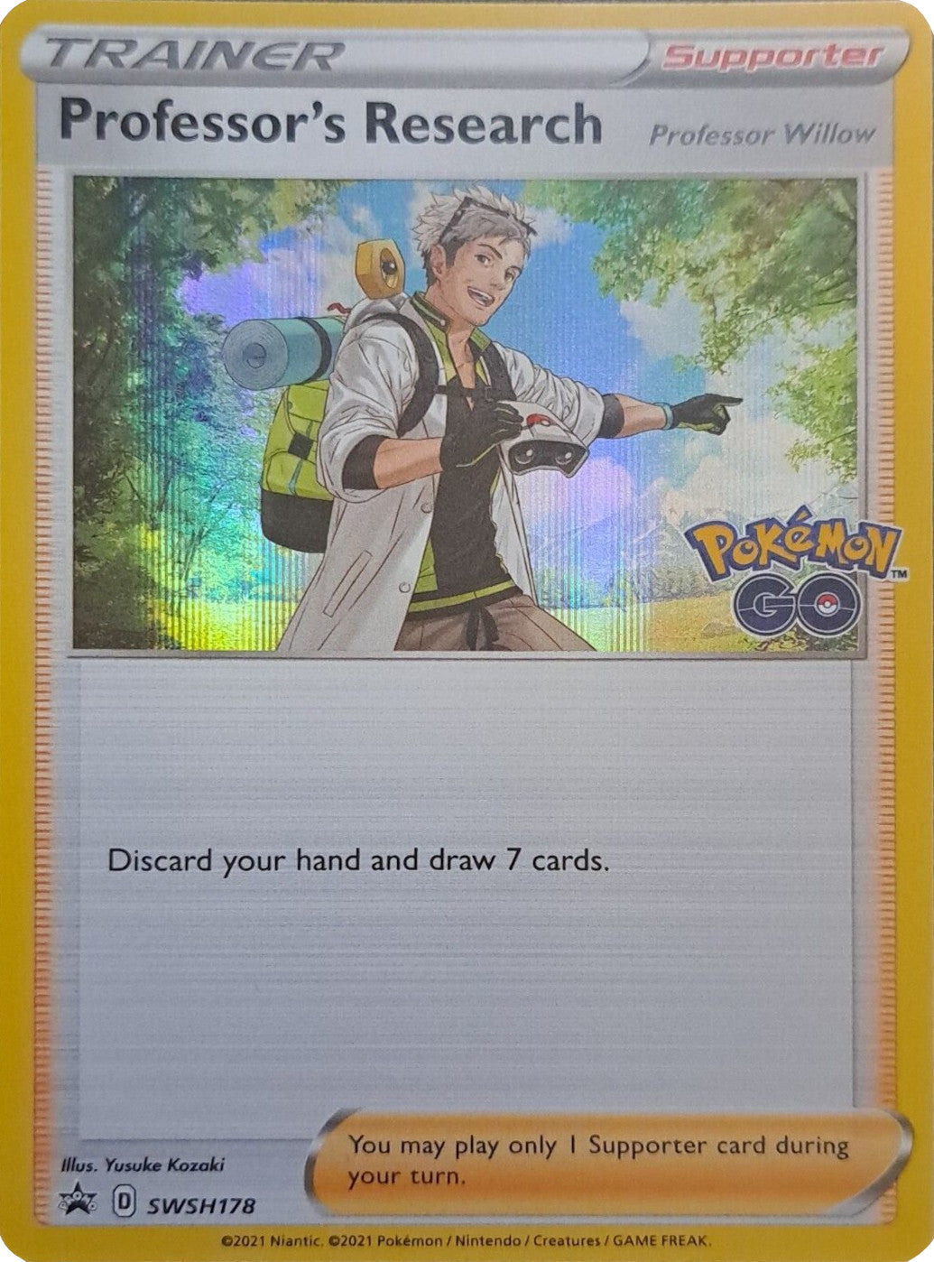 Professor's Research (SWSH178) [Sword & Shield: Black Star Promos] | Good Games Cannington