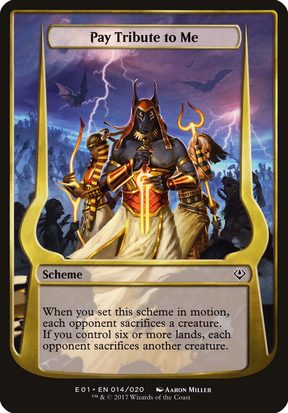 Pay Tribute to Me (Schemes) [Archenemy: Nicol Bolas Schemes] | Good Games Cannington