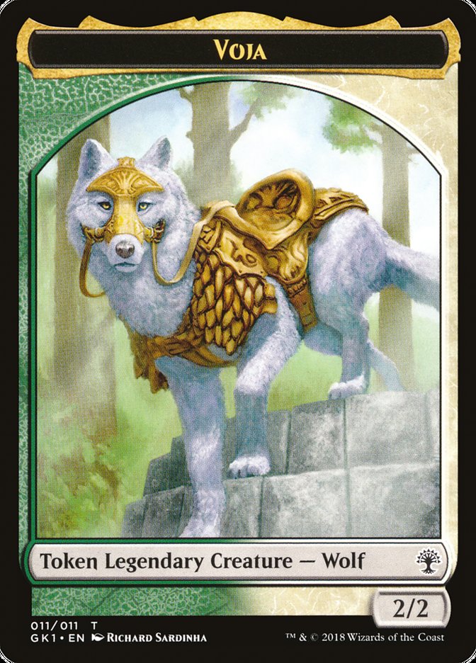 Voja // Saproling Double-Sided Token [Guilds of Ravnica Guild Kit Tokens] | Good Games Cannington