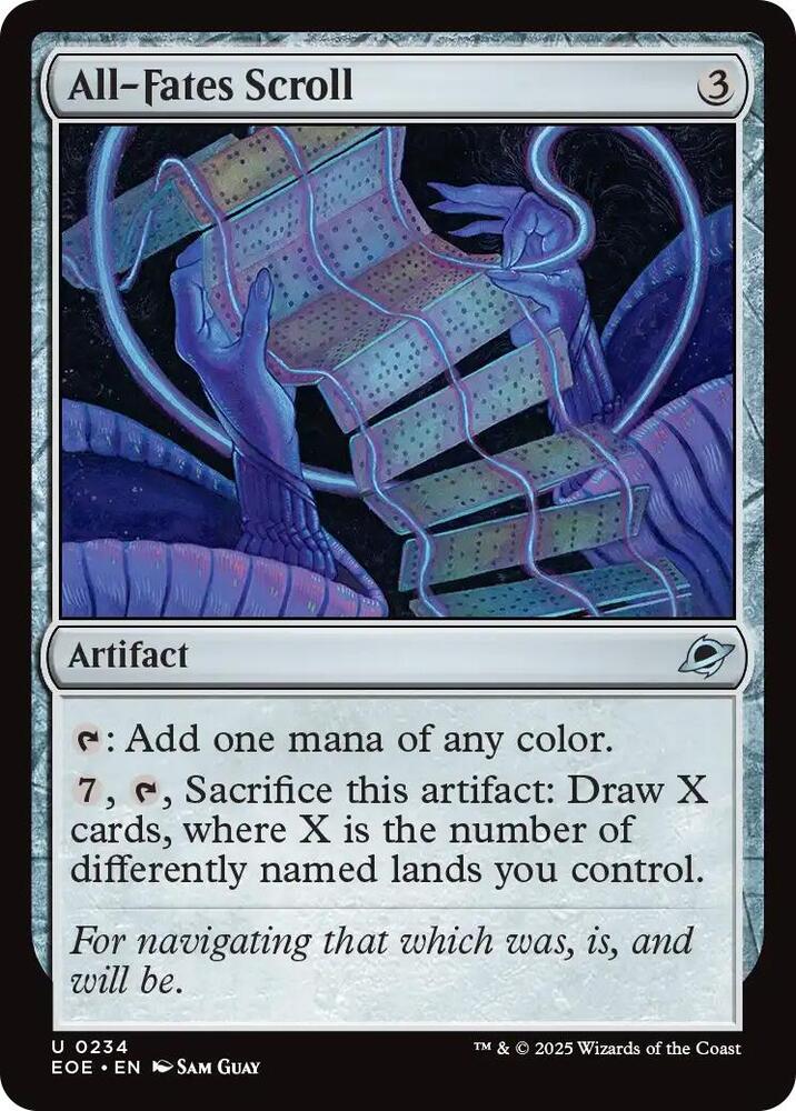 All-Fates Scroll 234 (Edge of Eternities)  - Foil | Good Games Cannington