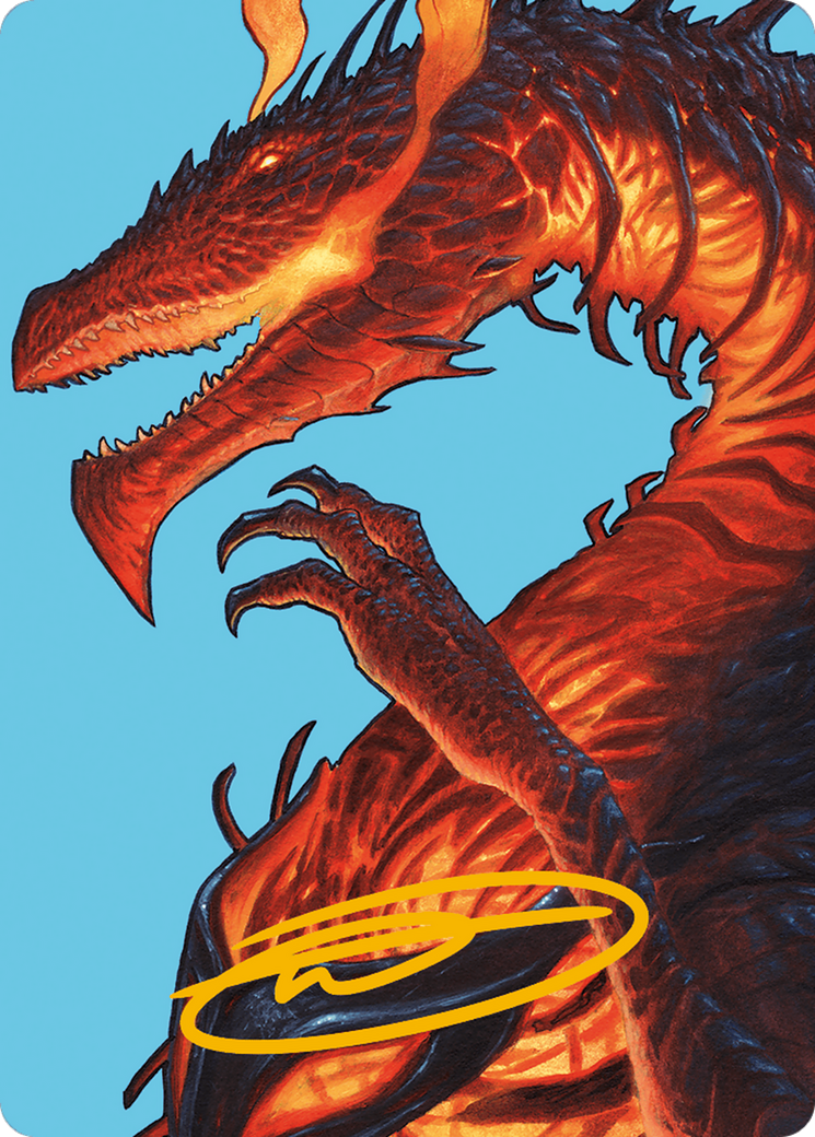 Herigast, Erupting Nullkite Art Card (Gold-Stamped Signature) [Modern Horizons 3 Art Series] | Good Games Cannington
