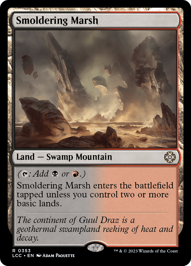 Smoldering Marsh [The Lost Caverns of Ixalan Commander] | Good Games Cannington