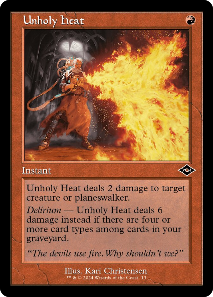 Unholy Heat (Retro) [Modern Horizons 2] | Good Games Cannington