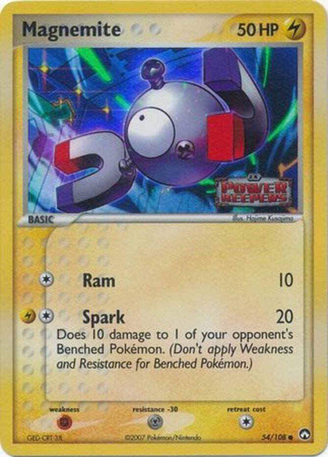 Magnemite (54/108) (Stamped) [EX: Power Keepers] | Good Games Cannington
