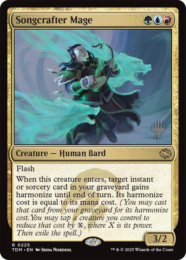 Songcrafter Mage 225 (Promo Pack: Tarkir: Dragonstorm)  | Good Games Cannington