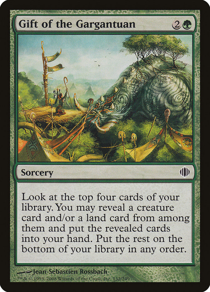 Gift of the Gargantuan 132/249 (Shards of Alara)  | Good Games Cannington