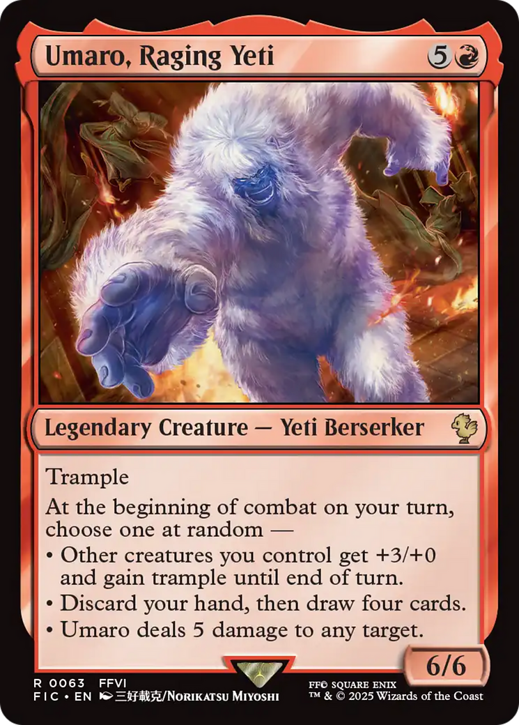 Umaro, Raging Yeti [FINAL FANTASY Commander] | Good Games Cannington