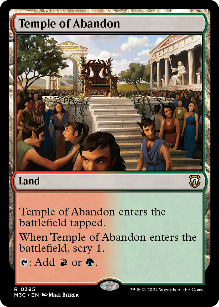 Temple of Abandon [Modern Horizons 3 Commander] | Good Games Cannington