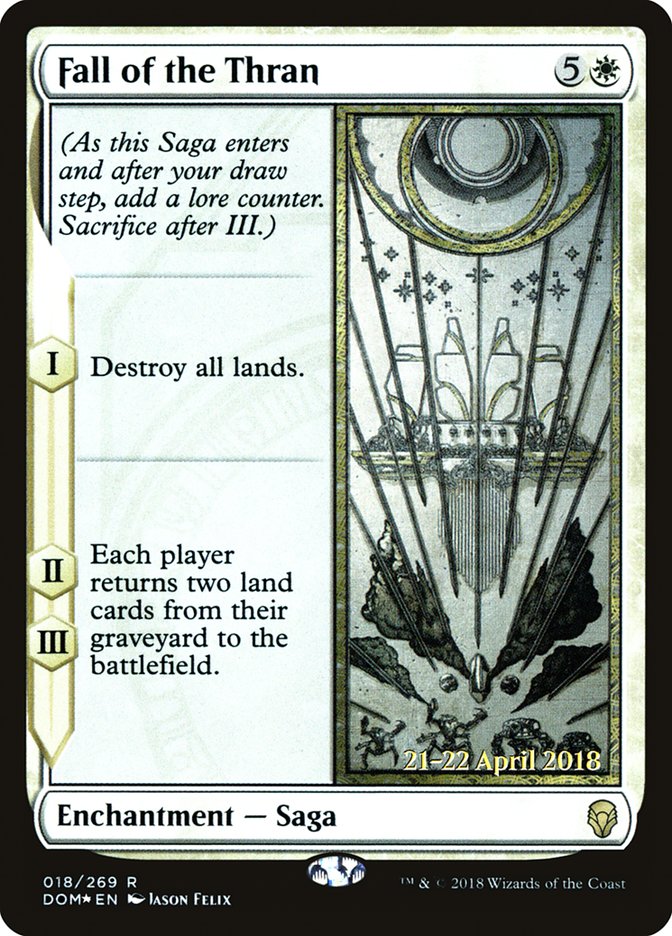 Fall of the Thran [Dominaria Prerelease Promos] | Good Games Cannington