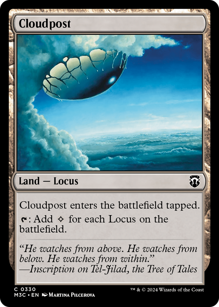 Cloudpost (Ripple Foil) [Modern Horizons 3 Commander] | Good Games Cannington