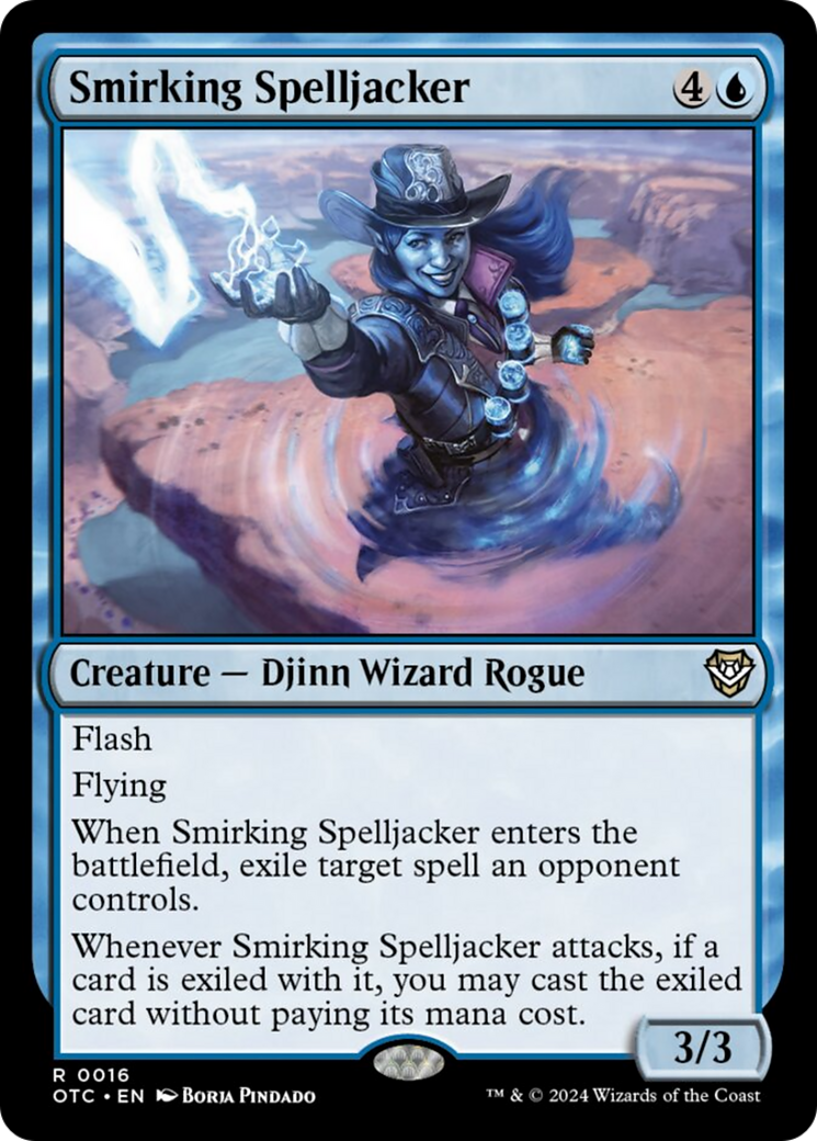 Smirking Spelljacker [Outlaws of Thunder Junction Commander] | Good Games Cannington