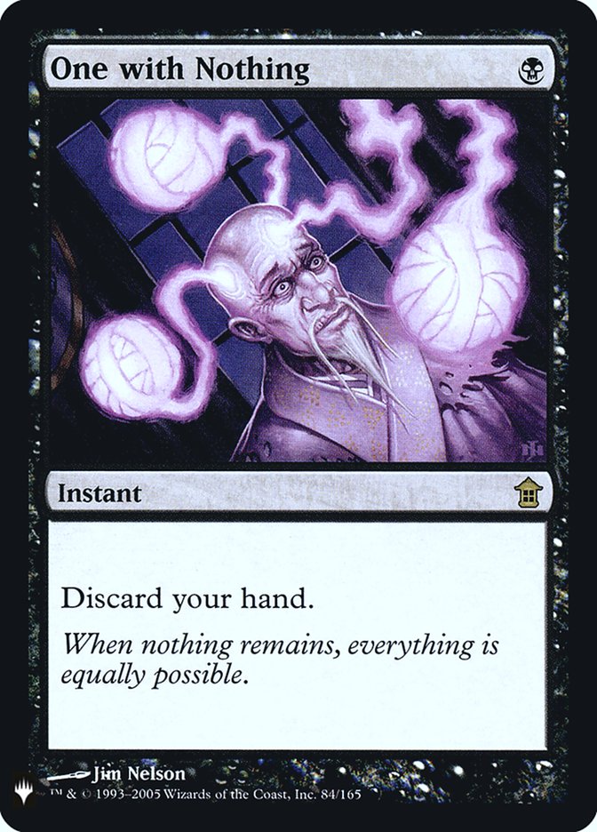 One with Nothing [Mystery Booster] | Good Games Cannington