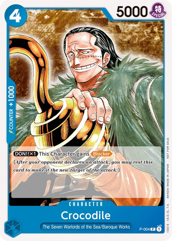 Crocodile (Promotion Pack 2022) [One Piece Promotion Cards] | Good Games Cannington