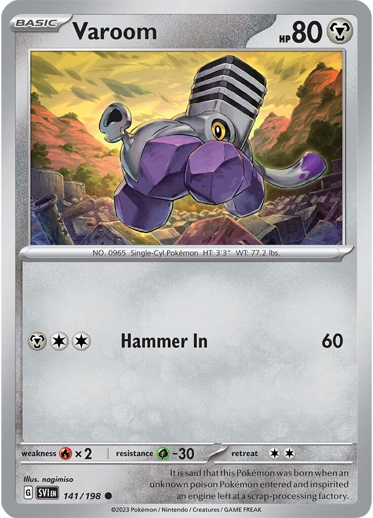 Varoom (141/198) [Scarlet & Violet: Base Set] | Good Games Cannington