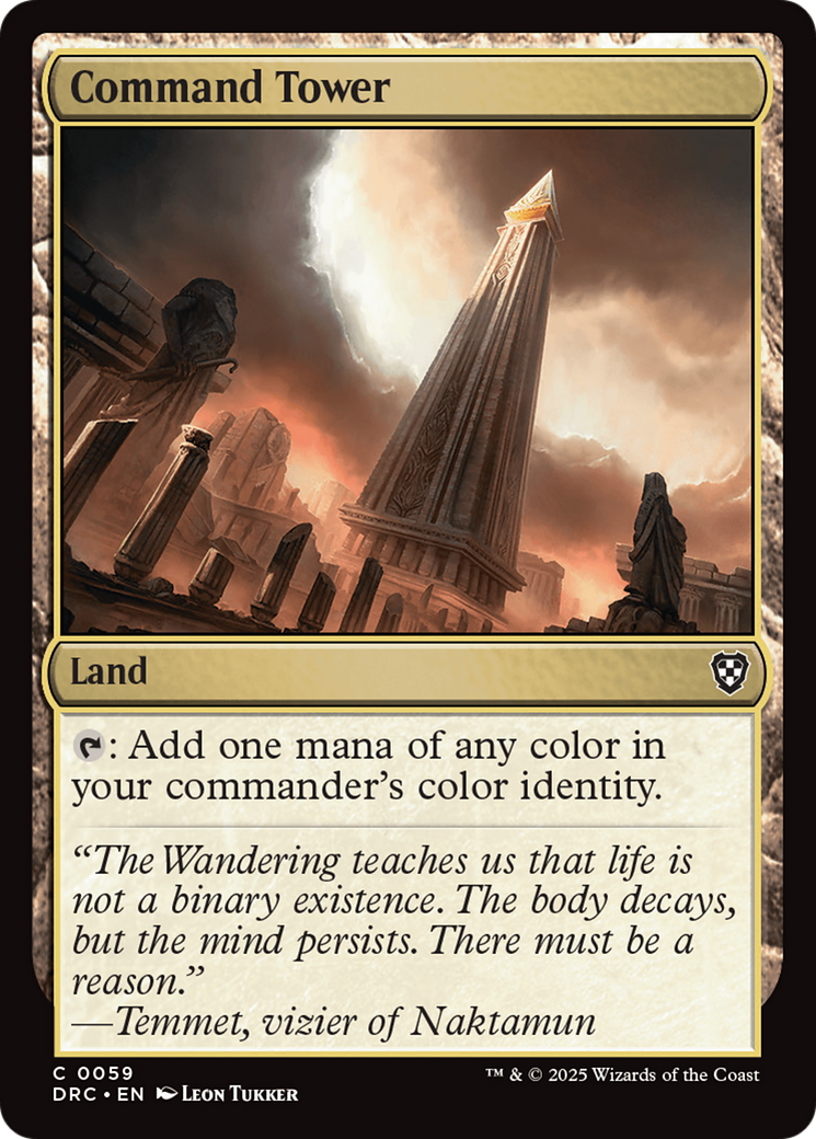 Command Tower [Aetherdrift Commander] | Good Games Cannington