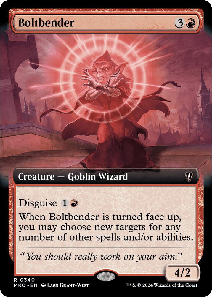 Boltbender Extended Art 340 (Commander: Murders at Karlov Manor)  | Good Games Cannington