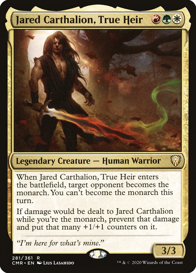 Jared Carthalion, True Heir 281 (Commander Legends)  | Good Games Cannington