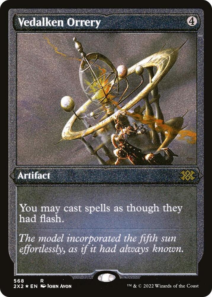 Vedalken Orrery Foil Etched 568 (Double Masters 2022)  - Foil | Good Games Cannington