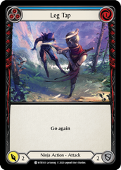 Leg Tap (Blue) [U-WTR103] (Welcome to Rathe Unlimited)  Unlimited Rainbow Foil | Good Games Cannington
