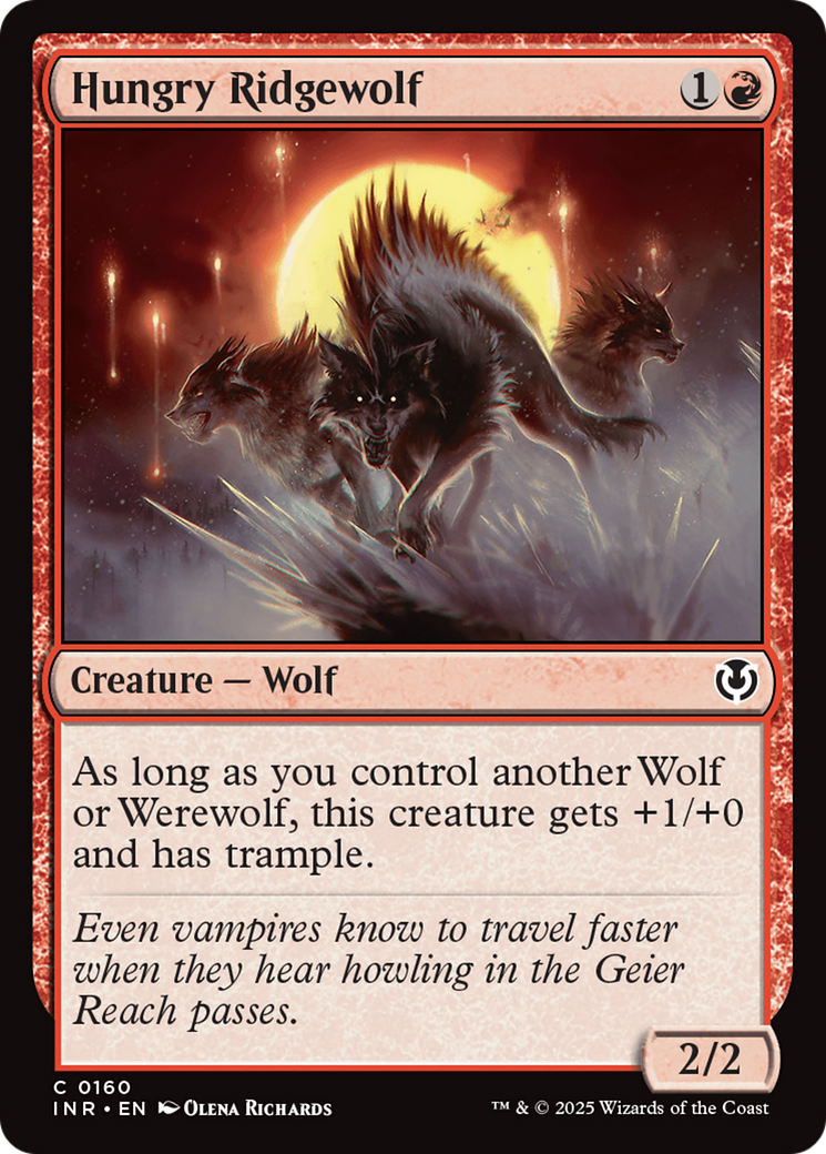 Hungry Ridgewolf [Innistrad Remastered] | Good Games Cannington