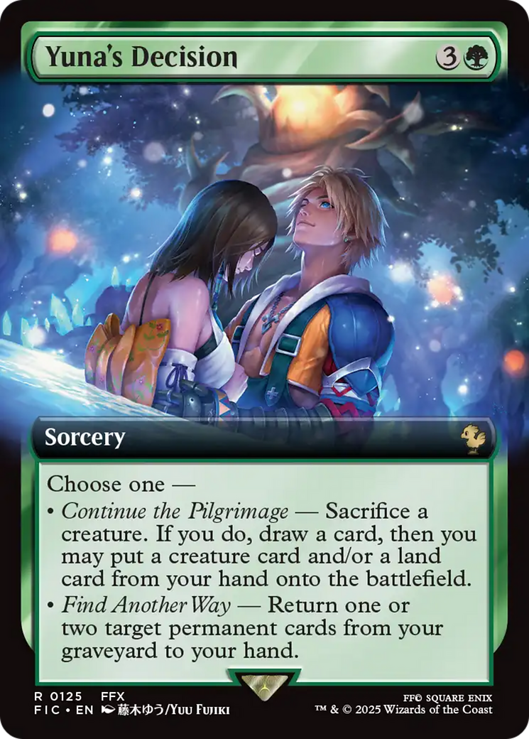 Yuna's Decision (Extended Art) [FINAL FANTASY Commander] | Good Games Cannington