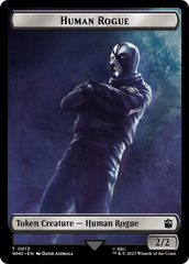 Human Rogue // Clue (0022) Double-Sided Token [Doctor Who Tokens] | Good Games Cannington