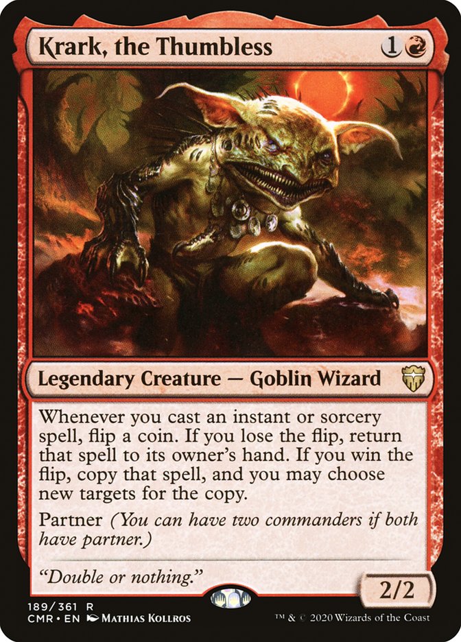 Krark, the Thumbless 189 (Commander Legends)  - Foil | Good Games Cannington