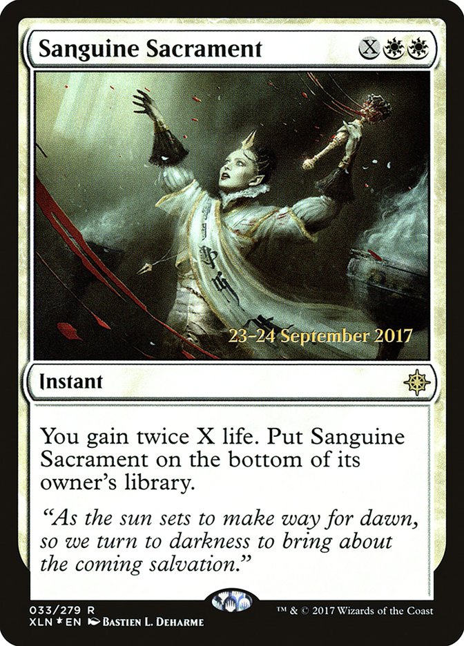 Sanguine Sacrament [Ixalan Prerelease Promos] | Good Games Cannington