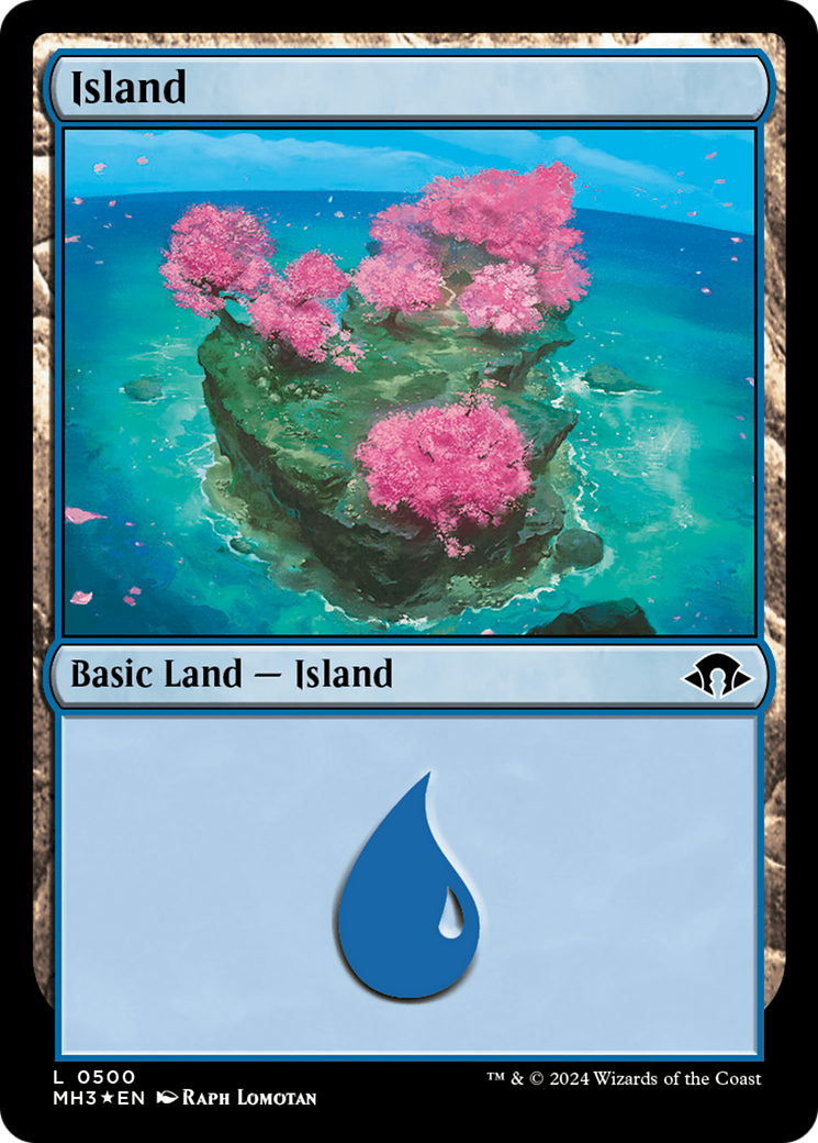 Island (0500) (Ripple Foil) [Modern Horizons 3] | Good Games Cannington