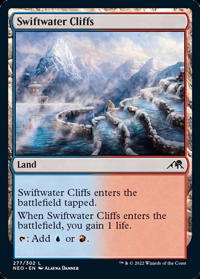 Swiftwater Cliffs [Kamigawa: Neon Dynasty] | Good Games Cannington