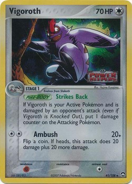 Vigoroth (41/108) (Stamped) [EX: Power Keepers] | Good Games Cannington