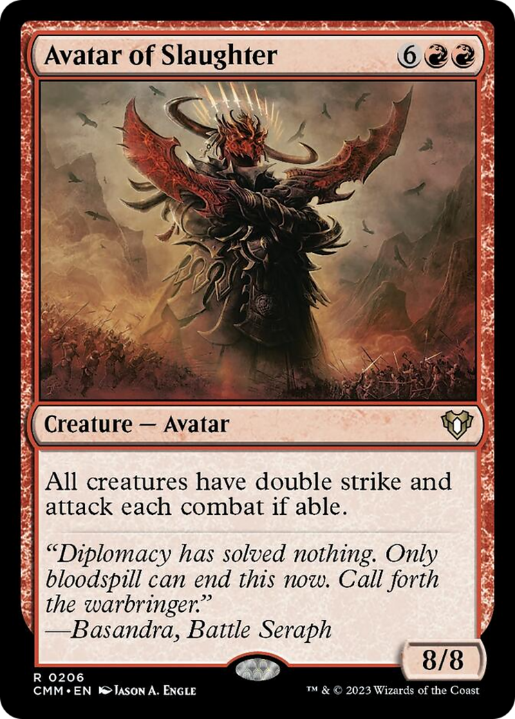 Avatar of Slaughter [Commander Masters] | Good Games Cannington