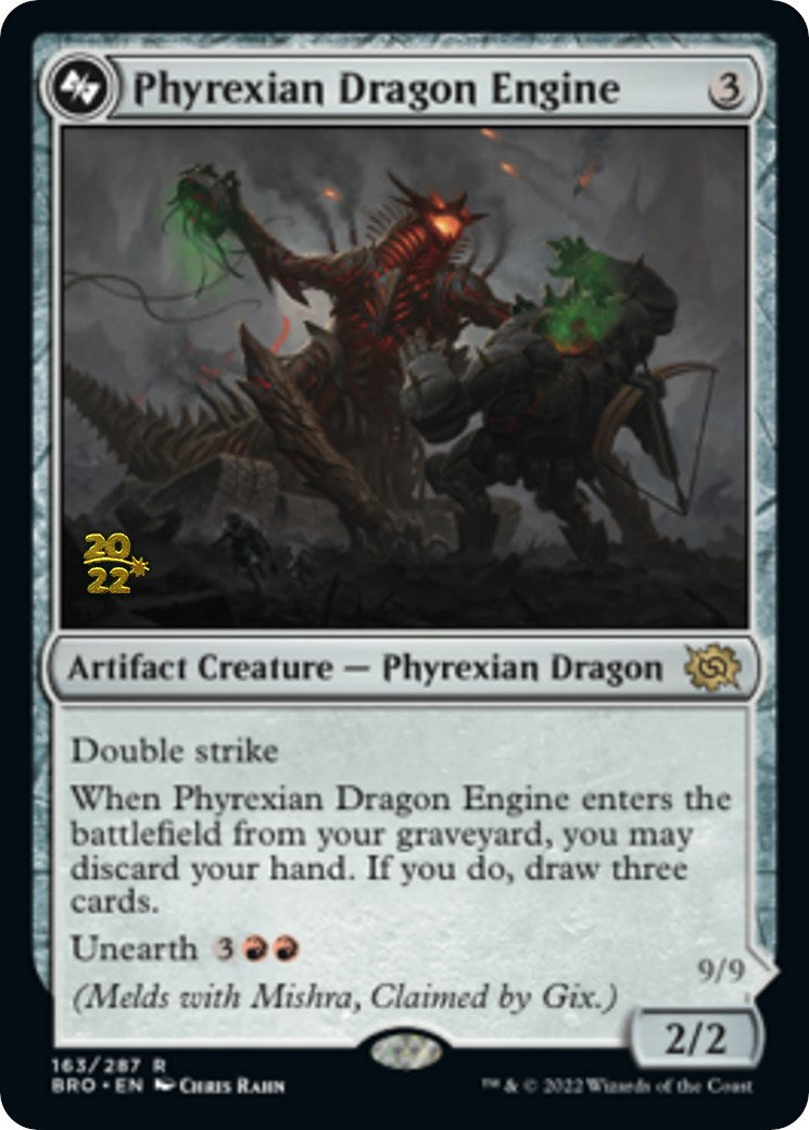 Phyrexian Dragon Engine [The Brothers' War Prerelease Promos] | Good Games Cannington