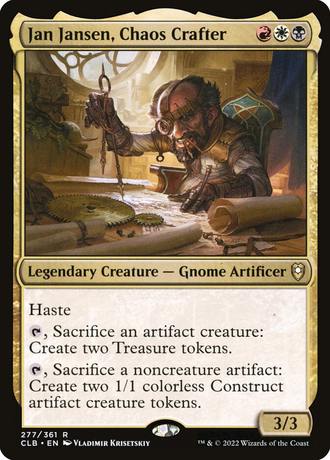 Jan Jansen Chaos Crafter 277 (Commander Legends: Battle for Baldur's Gate)  - Foil | Good Games Cannington