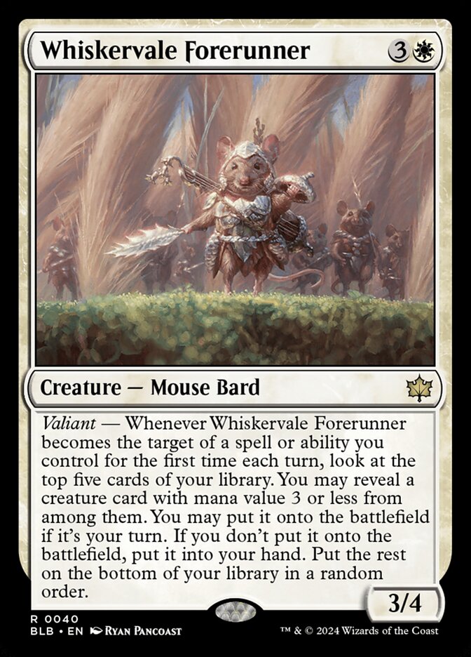 Whiskervale Forerunner 40 (Bloomburrow)  - Foil | Good Games Cannington