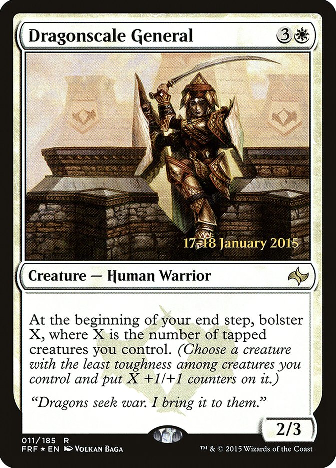 Dragonscale General [Fate Reforged Prerelease Promos] | Good Games Cannington