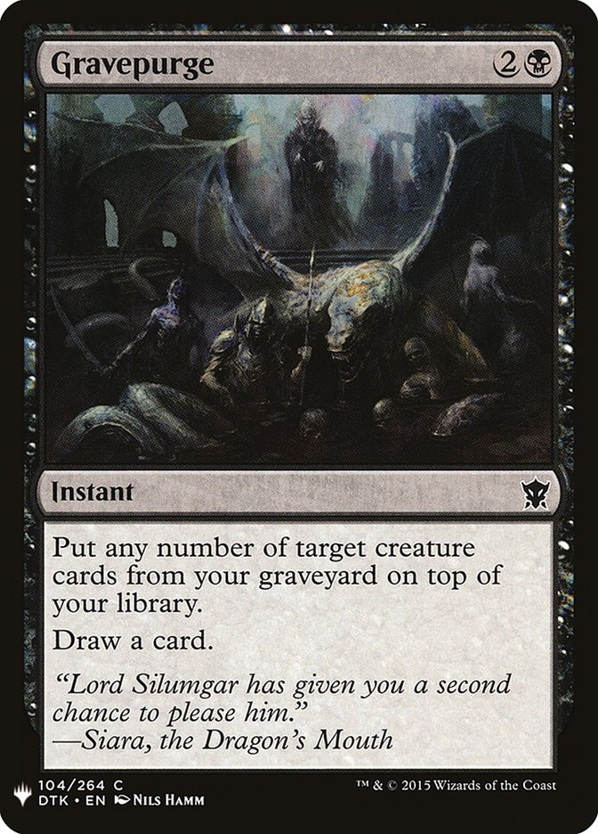 Gravepurge [Mystery Booster] | Good Games Cannington