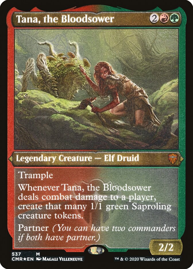 Tana, the Bloodsower (Etched) [Commander Legends] | Good Games Cannington