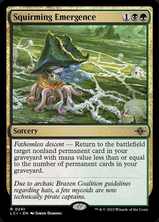 Squirming Emergence 241 (The Lost Caverns of Ixalan)  - Foil | Good Games Cannington