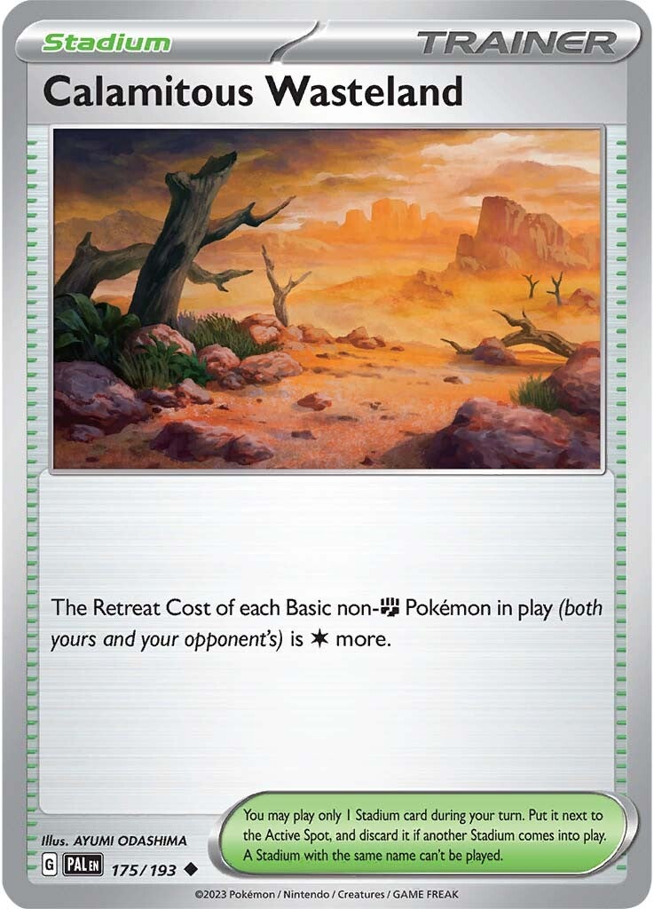 Calamitous Wasteland (175/193) [Scarlet & Violet: Paldea Evolved] | Good Games Cannington