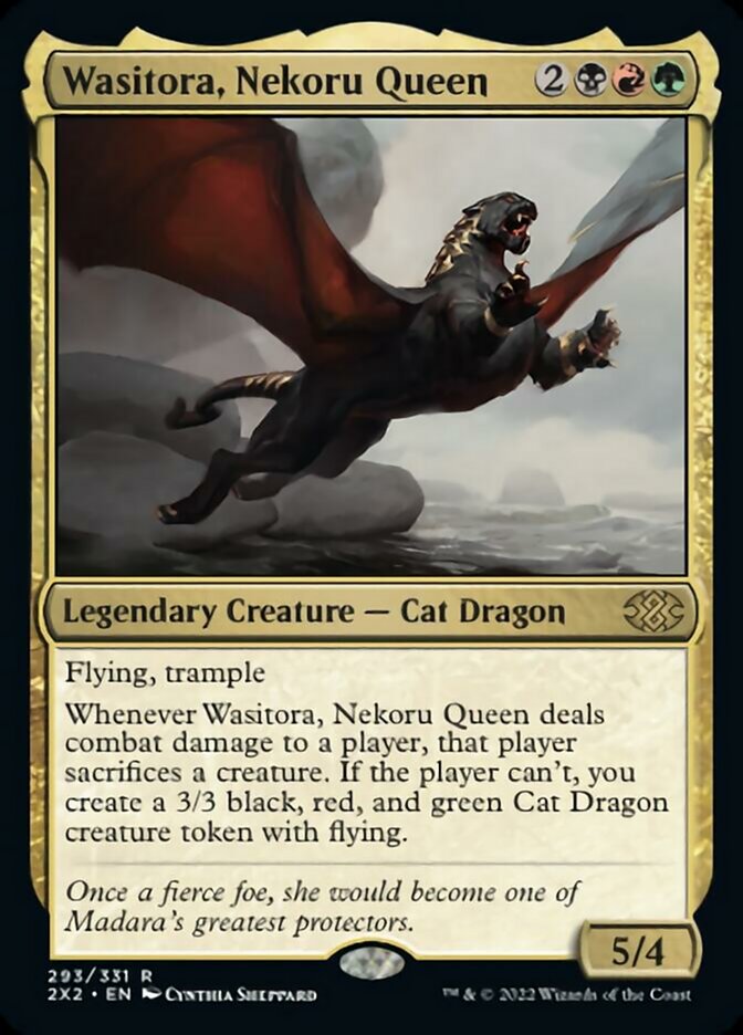 Wasitora, Nekoru Queen [Double Masters 2022] | Good Games Cannington
