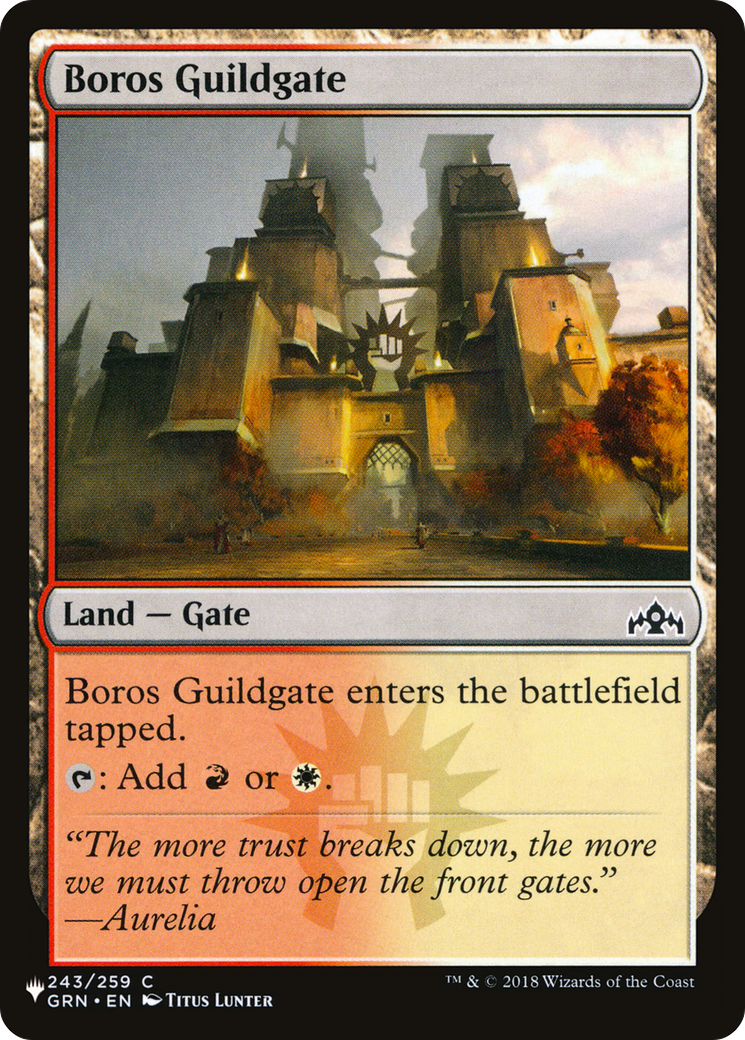 Boros Guildgate [The List] | Good Games Cannington
