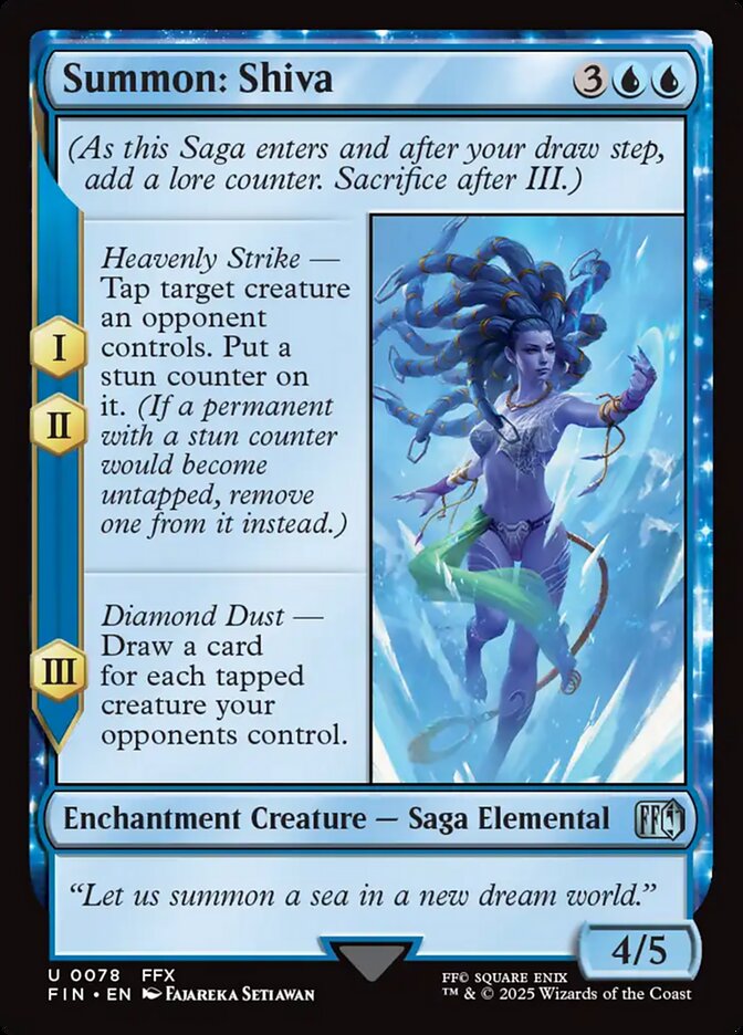 Summon: Shiva 78/309 (FINAL FANTASY)  - Foil | Good Games Cannington