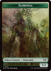 Insect // Elemental (0007) Double-Sided Token [Edge of Eternities Commander Tokens] | Good Games Cannington