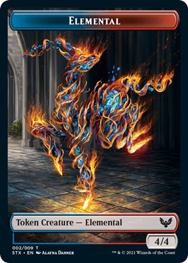 Elemental // Pest Double-Sided Token [Strixhaven: School of Mages Tokens] | Good Games Cannington