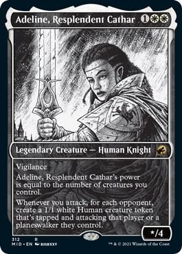 Adeline Resplendent Cathar Showcase 312/277 (Innistrad: Midnight Hunt)  | Good Games Cannington