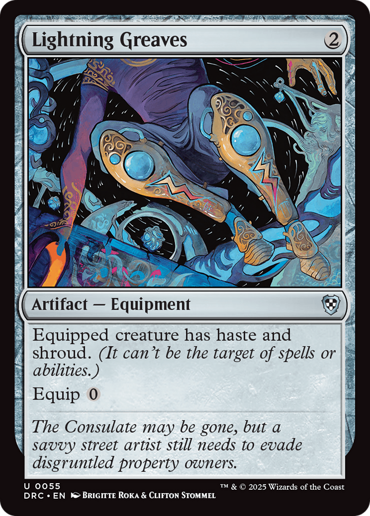 Lightning Greaves [Aetherdrift Commander] | Good Games Cannington