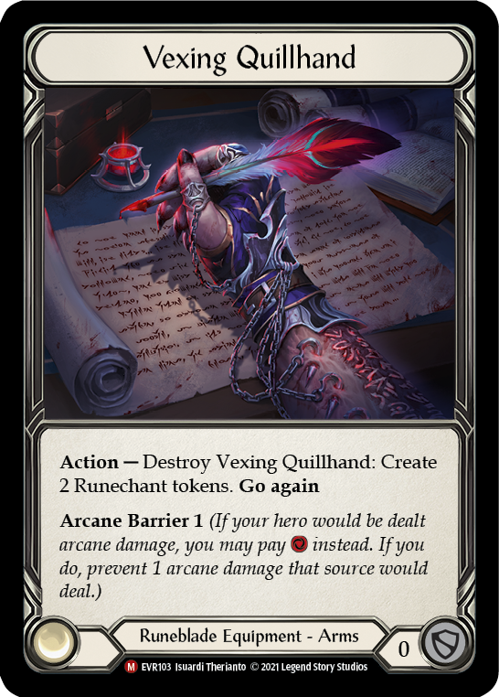Vexing Quillhand [EVR103] (Everfest)  1st Edition Normal | Good Games Cannington