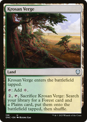 Krosan Verge [Phyrexia: All Will Be One Commander] | Good Games Cannington