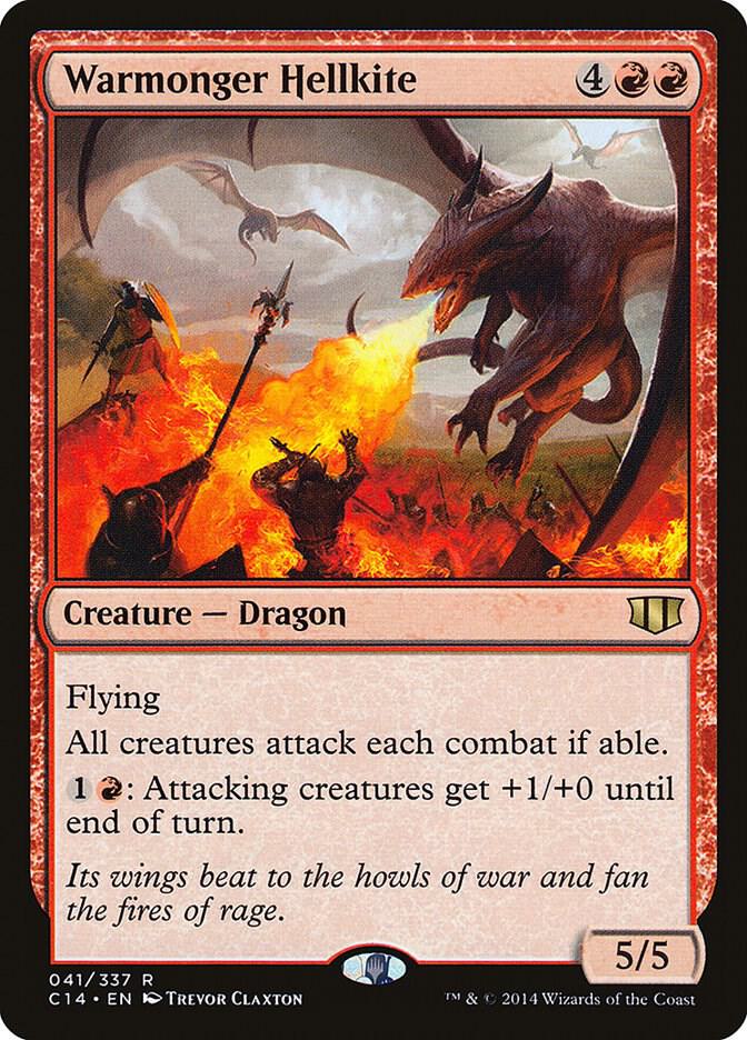Warmonger Hellkite 41/337 (Commander 2014)  | Good Games Cannington